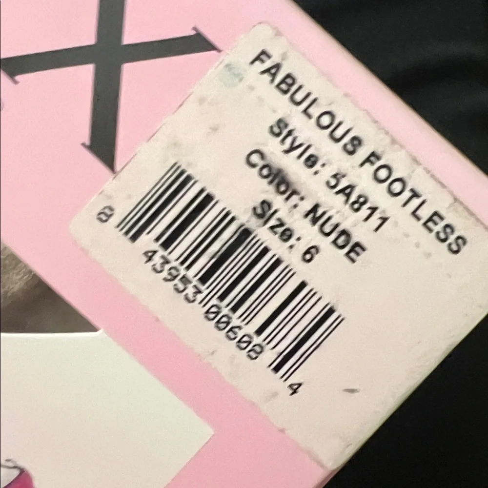 Spanx Haute Contour Nude Footless Tights size 6